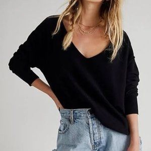 Free People Harmony Cashmere V neck Sweater